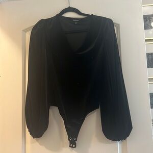 Express velvet bodysuit